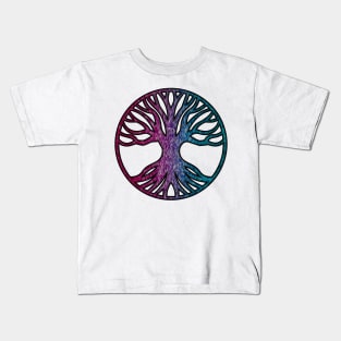 Tree Of Life (Fire and Ice) Kids T-Shirt